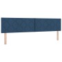 Cama con Box Spring y Colchón Azul 200x200 cm Tela | Foro24.es | Tu tienda online para hogar, jardín y más Foro24.es