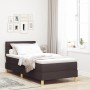 Cama con Somier con Colchón Marrón Oscuro 80x200 cm Tela by , Beds and slatted bases - Ref: Foro24-3338800, Price: 293,72 €, ...