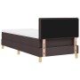 Cama con Somier con Colchón Marrón Oscuro 80x200 cm Tela by , Beds and slatted bases - Ref: Foro24-3338800, Price: 293,72 €, ...