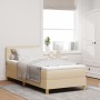 Cama con Base con Colchón Crema 80x200 cm Tela by , Beds and slatted bases - Ref: Foro24-3338802, Price: 287,74 €, Discount: %