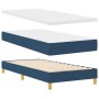 Cama con Base con Colchón Azul 80x200 cm Tela by , Beds and slatted bases - Ref: Foro24-3338803, Price: 293,73 €, Discount: %