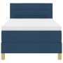 Cama con Base con Colchón Azul 80x200 cm Tela by , Beds and slatted bases - Ref: Foro24-3338803, Price: 293,73 €, Discount: %