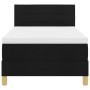 Cama con Base con Colchón Negra 90x190 cm Tela by , Beds and slatted bases - Ref: Foro24-3338806, Price: 306,67 €, Discount: %