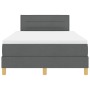Cama con Somier con Colchón Gris Oscuro 120x190 cm Tela by , Beds and slatted bases - Ref: Foro24-3338826, Price: 403,26 €, D...