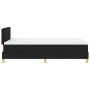 Cama con Resortes con Colchón Negro 120x190 cm Tela de , Camas y somieres - Ref: Foro24-3338827, Precio: 394,63 €, Descuento: %