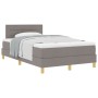 Cama con Box Spring y Colchón Taupe 120x190 cm Tela | Foro24.es | Tu tienda online para hogar, jardín y más Foro24.es