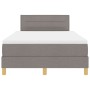 Cama con Box Spring y Colchón Taupe 120x190 cm Tela | Foro24.es | Tu tienda online para hogar, jardín y más Foro24.es