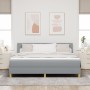 Cama con Base de Resortes y Colchón Gris Claro 180x200 cm Tela by , Beds and slatted bases - Ref: Foro24-3338860, Price: 543,...