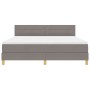 Cama Box Spring con Colchón Taupe 180x200 cm Tela | Foro24.es | Tu tienda online para hogar, jardín y más Foro24.es