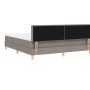 Cama Box Spring con Colchón Taupe 180x200 cm Tela | Foro24.es | Tu tienda online para hogar, jardín y más Foro24.es