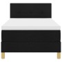 Cama con Somier de con Colchón Negra 80x200 cm de Tela | Foro24.es | Tu tienda online para hogar, jardín y más Foro24.es