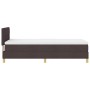 Cama con Base con Colchón Marrón Oscuro 90x190 cm Tela by , Beds and slatted bases - Ref: Foro24-3338884, Price: 277,73 €, Di...