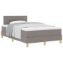 Cama con Somier y Colchón Taupe 120x190 cm Tela | Foro24.es | Tu tienda online para hogar, jardín y más Foro24.es
