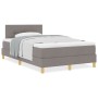 Cama con Somier y Colchón Taupe 120x190 cm Tela | Foro24.es | Tu tienda online para hogar, jardín y más Foro24.es