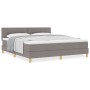 Cama con Box Spring con Colchón Taupe 180x200 cm Tela von , Betten und Lattenroste - Ref: Foro24-3338941, Preis: 548,78 €, Ra...
