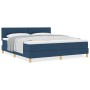 Cama con Box Spring y Colchón Azul 180x200 cm Tela | Foro24.es | Tu tienda online para hogar, jardín y más Foro24.es