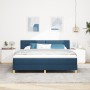 Cama con Box Spring y Colchón Azul 180x200 cm Tela | Foro24.es | Tu tienda online para hogar, jardín y más Foro24.es
