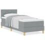Cama con Resortes y Colchón Gris Claro 80x200 cm by , Beds and slatted bases - Ref: Foro24-3338951, Price: 284,92 €, Discount: %