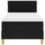 Cama con Somier y Colchón Negro 80x200 cm Tela | Foro24.es | Tu tienda online para hogar, jardín y más Foro24.es