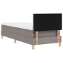 Cama con Somier con Colchón Taupe 80x200 cm Tela by , Beds and slatted bases - Ref: Foro24-3338955, Price: 301,75 €, Discount: %