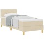 Cama con Somier con Colchón Crema 80x200 cm Tela | Foro24.es | Tu tienda online para hogar, jardín y más Foro24.es