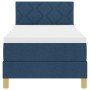 Cama con Base de Resortes Azul 80x200 cm Tela | Foro24.es | Tu tienda online para hogar, jardín y más Foro24.es