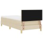 Cama con Sommier con Colchón Crema 90x200 cm Tela by , Beds and slatted bases - Ref: Foro24-3338970, Price: 282,70 €, Discoun...