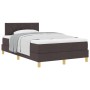 Cama con Somier y Colchón Marrón Oscuro 120x200 cm Tela | Foro24.es | Tu tienda online para hogar, jardín y más Foro24.es