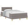 Cama Box Spring con Colchón Taupe 120x200 cm Tela | Foro24.es | Tu tienda online para hogar, jardín y más Foro24.es