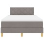 Cama Box Spring con Colchón Taupe 120x200 cm Tela | Foro24.es | Tu tienda online para hogar, jardín y más Foro24.es
