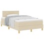 Cama con Somier y Colchón Crema 120x200 cm Tela | Foro24.es | Tu tienda online para hogar, jardín y más Foro24.es
