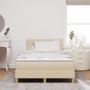 Cama con Somier y Colchón Crema 120x200 cm Tela | Foro24.es | Tu tienda online para hogar, jardín y más Foro24.es