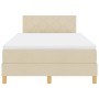 Cama con Somier y Colchón Crema 120x200 cm Tela | Foro24.es | Tu tienda online para hogar, jardín y más Foro24.es