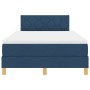 Cama con Base con Colchón Azul 120x200 cm Tela | Foro24.es | Tu tienda online para hogar, jardín y más Foro24.es