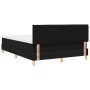 Cama Box Spring con Colchón Negro 140x200 cm Tela | Foro24.es | Tu tienda online para hogar, jardín y más Foro24.es
