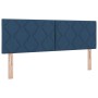 Cama con box spring con colchón azul 140 x 200 cm tela | Foro24.es | Tu tienda online para hogar, jardín y más Foro24.es