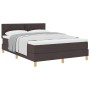 Cama con Box Spring y Colchón Marrón Oscuro 160x200 cm Tela by , Beds and slatted bases - Ref: Foro24-3339010, Price: 487,05 ...