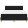 Cama con Base de Resortes con Colchón Negra 160x200 cm Tela | Foro24.es | Tu tienda online para hogar, jardín y más Foro24.es