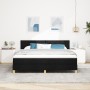 Cama con Box Spring con Colchón Negra 180x200 cm Tela by , Beds and slatted bases - Ref: Foro24-3339016, Price: 555,97 €, Dis...