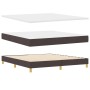 Cama Box Spring con Colchón Marrón Oscuro 180x200 cm Tela | Foro24.es | Tu tienda online para hogar, jardín y más Foro24.es