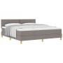 Cama de Muelles con Colchón Taupe 180x200 cm Tela | Foro24.es | Tu tienda online para hogar, jardín y más Foro24.es