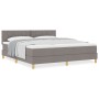 Cama de Muelles con Colchón Taupe 180x200 cm Tela | Foro24.es | Tu tienda online para hogar, jardín y más Foro24.es
