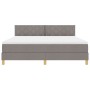 Cama de Muelles con Colchón Taupe 180x200 cm Tela | Foro24.es | Tu tienda online para hogar, jardín y más Foro24.es