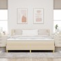 Cama con Box Spring con Colchón Crema 180x200 cm Tela by , Beds and slatted bases - Ref: Foro24-3339019, Price: 578,60 €, Dis...