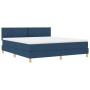 Base Tapizada con Colchón Azul 180x200 cm Tela | Foro24.es | Tu tienda online para hogar, jardín y más Foro24.es