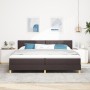 Cama con Somier y Colchón Marrón Oscuro 200x200 cm Tela von , Betten und Lattenroste - Ref: Foro24-3339024, Preis: 608,75 €, ...