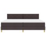 Cama con Somier y Colchón Marrón Oscuro 200x200 cm Tela von , Betten und Lattenroste - Ref: Foro24-3339024, Preis: 608,75 €, ...