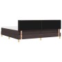Cama con Somier y Colchón Marrón Oscuro 200x200 cm Tela von , Betten und Lattenroste - Ref: Foro24-3339024, Preis: 608,75 €, ...