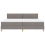 Cama Base de Muelles con Colchón Taupe 200x200 cm Tela by , Beds and slatted bases - Ref: Foro24-3339025, Price: 634,23 €, Di...