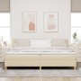 Cama con Box Spring con Colchón Crema 200x200 cm Tela by , Beds and slatted bases - Ref: Foro24-3339026, Price: 548,81 €, Dis...